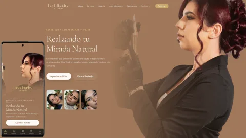 Lash Ibadry – Luxury Lash Studio Website