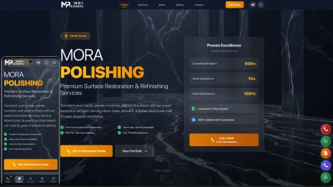 Mora Polishing – Professional Marble Polishing Services Website