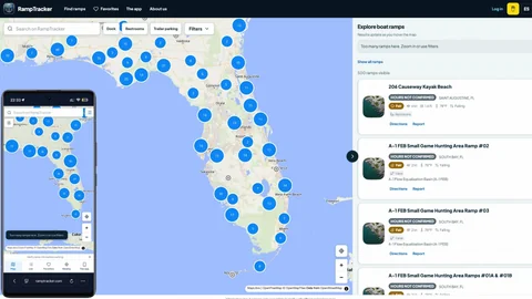 RampTracker Web – Boat Ramp Explorer